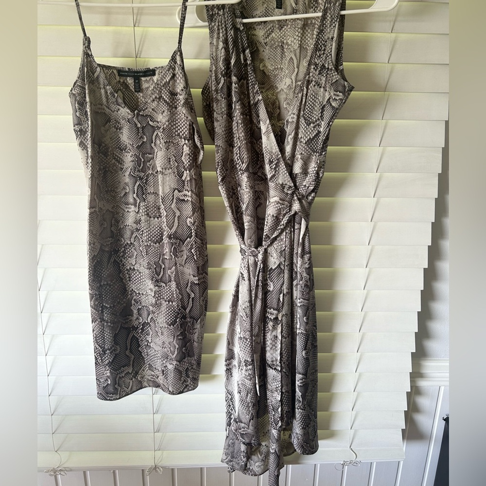 Slip with wrap dress cover
